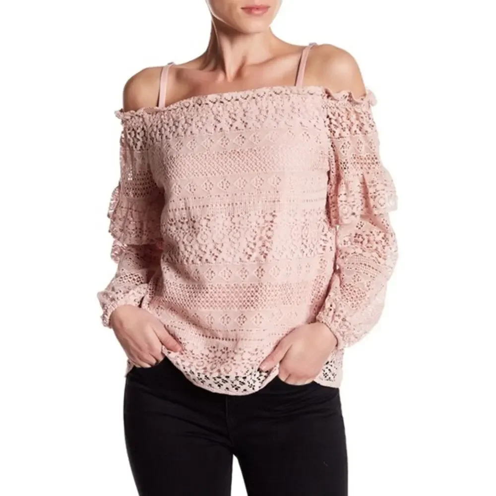 Parker Jordanna Off The Shoulder Lace Blouse